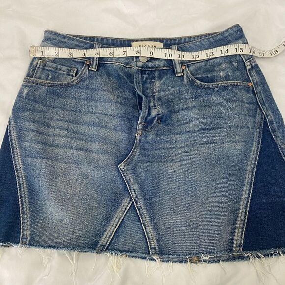 Pacsun mini skirt distress hem size 27 - Picture 8 of 9